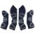 Weatherbeeta Wide Tab Long Travel Boots Navy/Silver