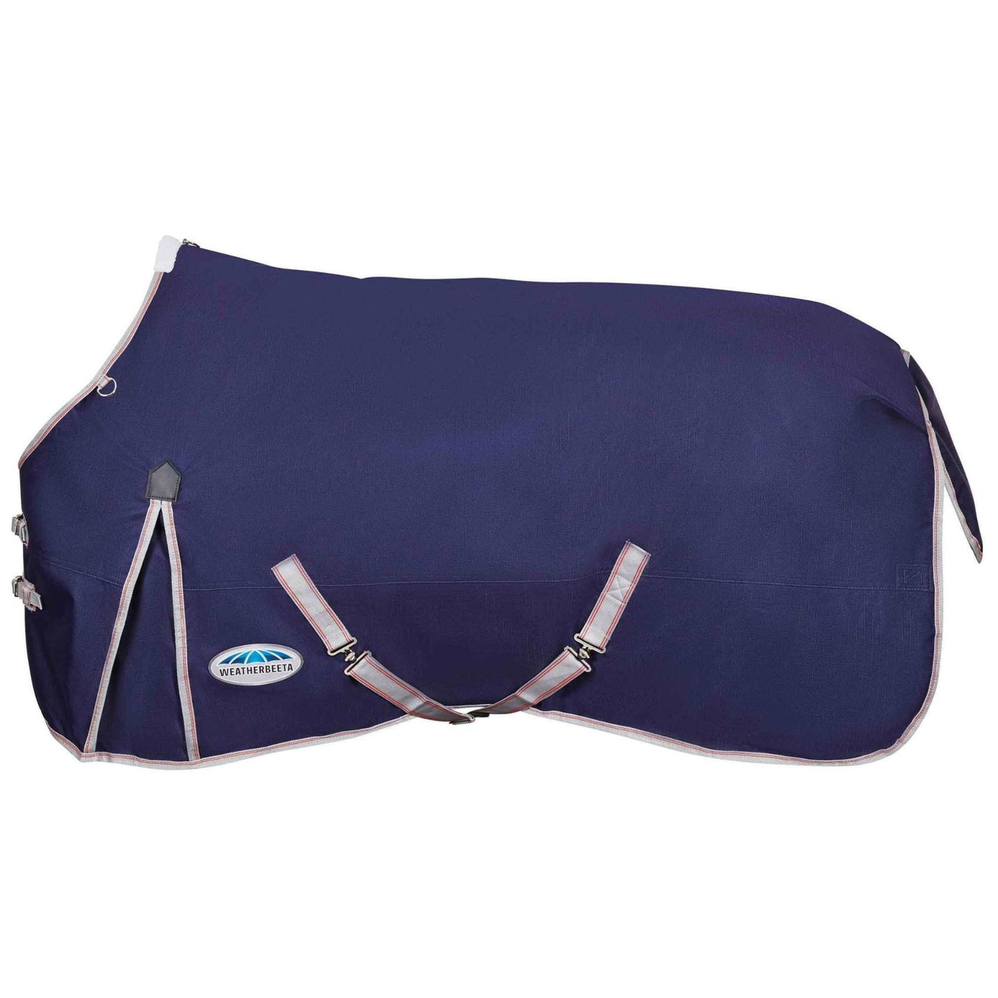 Weatherbeeta ComFiTec Essential Standard Lite Turnout Rug Navy/Silver/Red