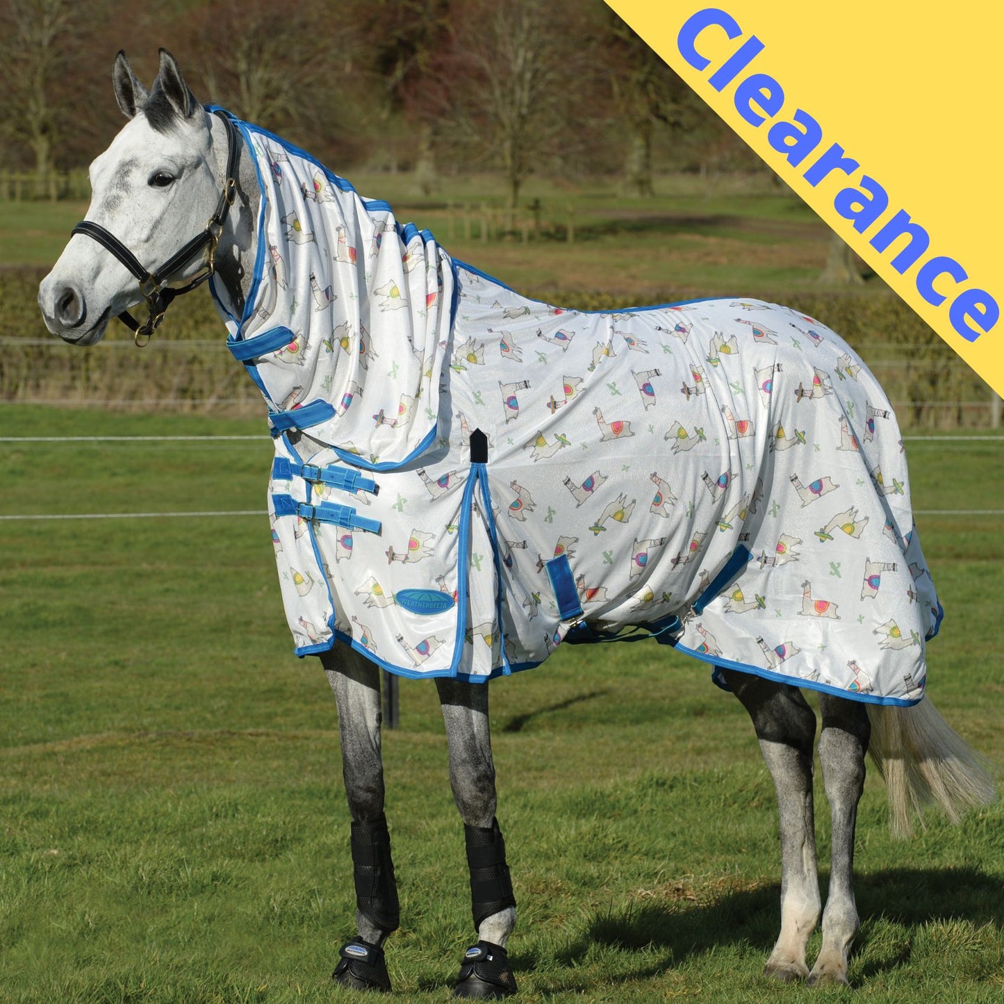 Weatherbeeta ComFiTec Essential Mesh Combo Llama Print