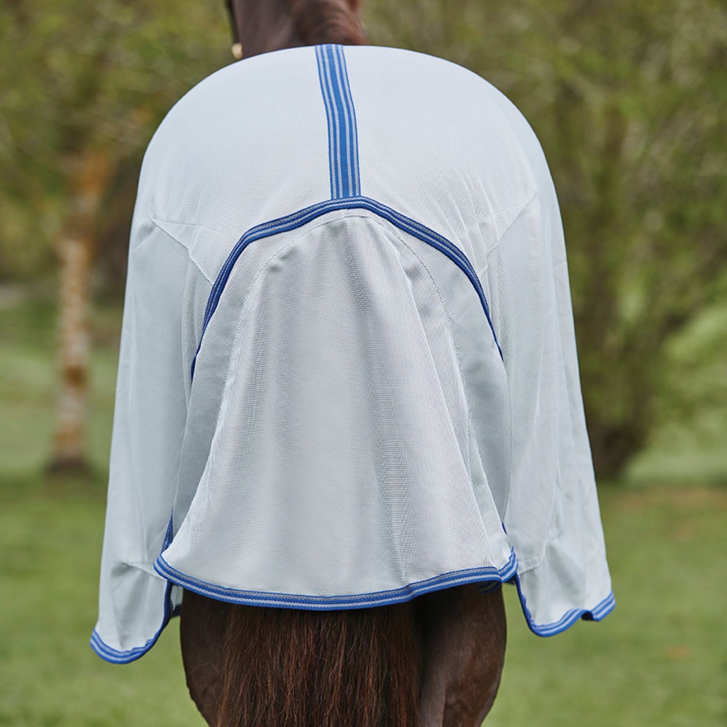 Weatherbeeta ComFiTec Airflow II Detach-A-Neck Grey/Blue/Grey