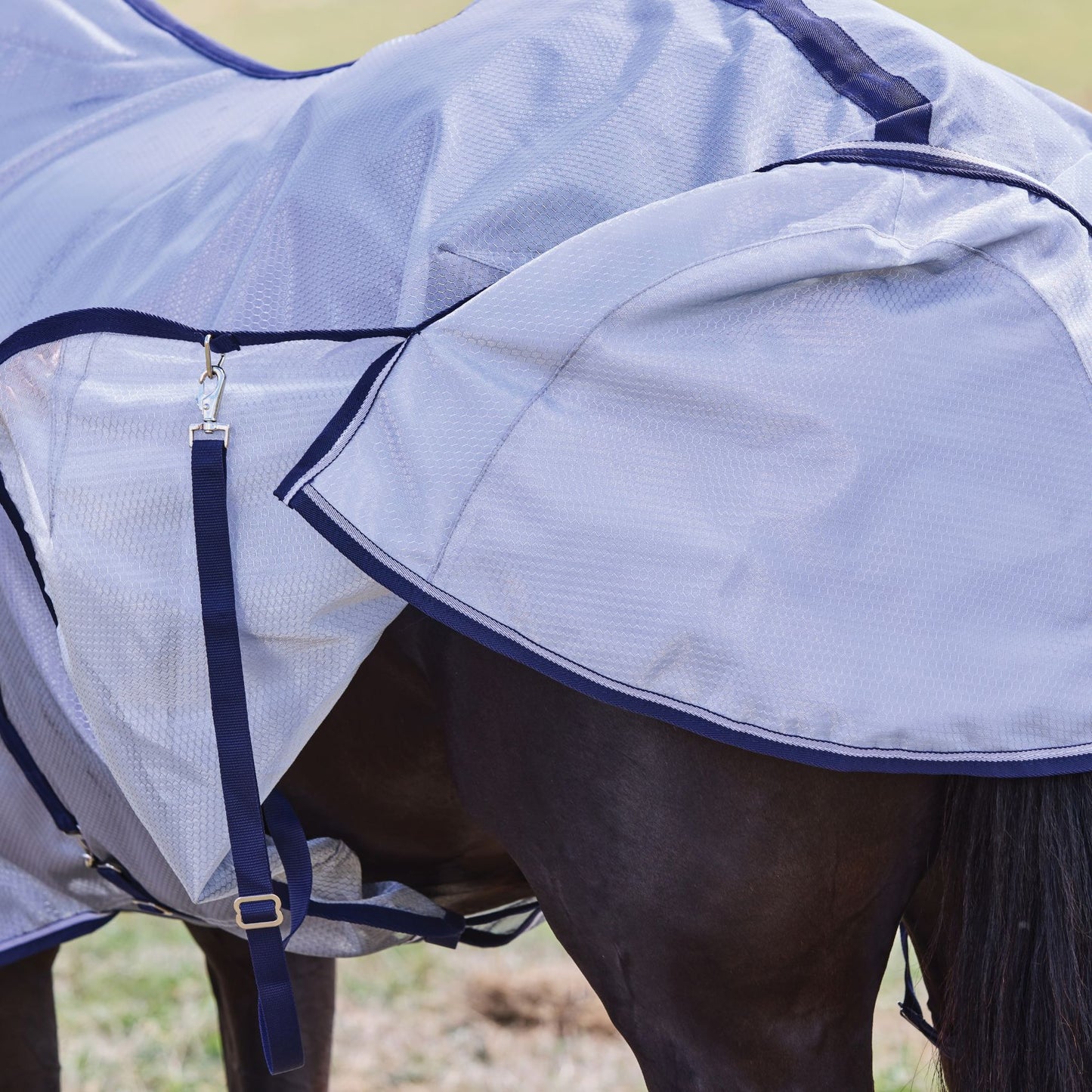 Weatherbeeta ComFiTec Hexi Shield Fly Sheet Combo Silver/Navy/White