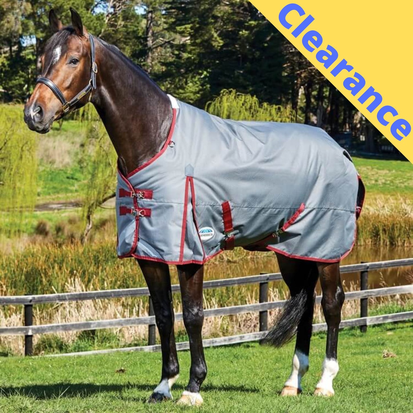 Weatherbeeta ComFiTec Plus Dynamic Standard Medium Grey/Burgundy