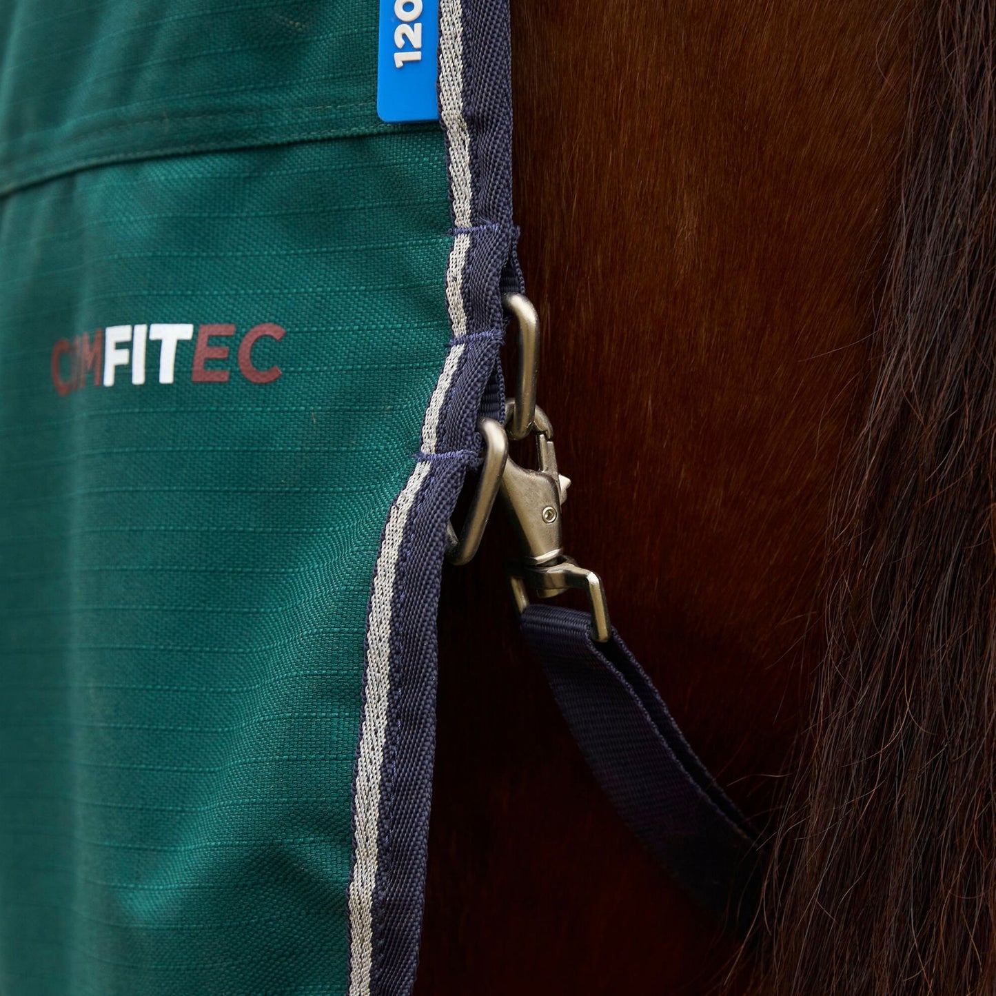 Weatherbeeta ComFiTec Plus Dynamic Turnout 220g Forest Green/Navy