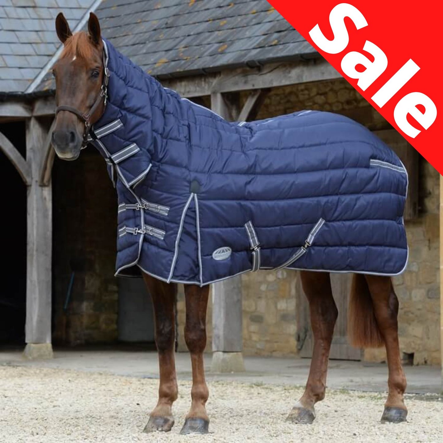 Weatherbeeta ComFiTec PP Channel Quilt II Combo Heavy Dark Blue/Grey/White