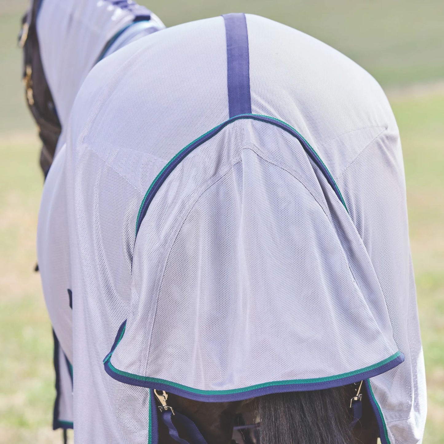 Weatherbeeta ComFiTec Zephyr Fly Sheet Combo Grey/Navy/Forest Green