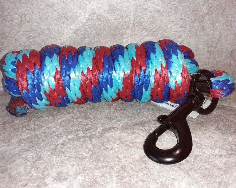 Roma Continental Lead Rope 2m Dark Blue/Cerise