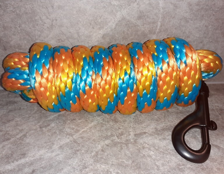 Roma Continental Lead Rope 2m Blue/Orange/Yellow