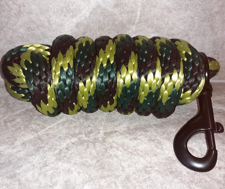 Roma Continental Lead Rope 2m Dark Green/Black/Green
