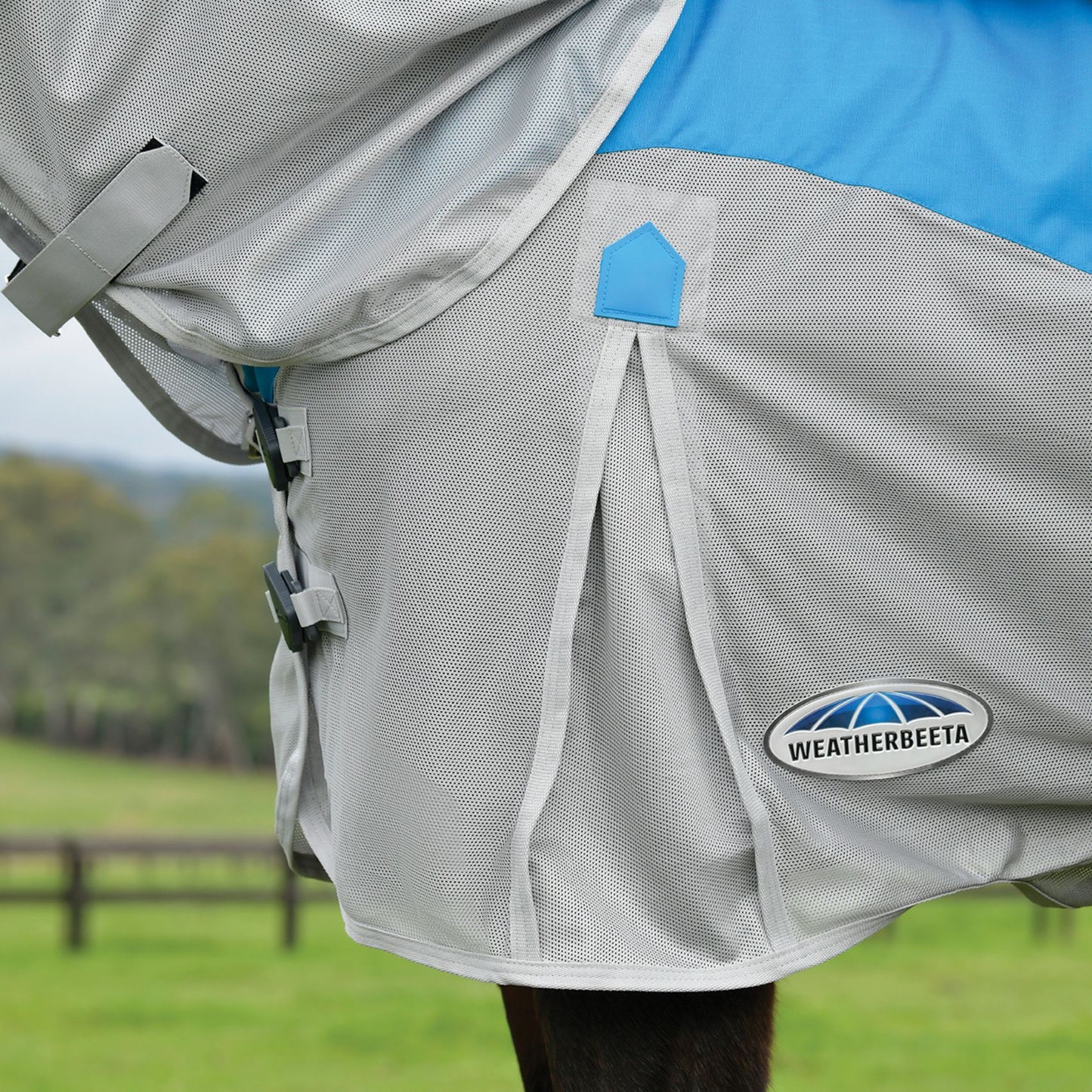 Weatherbeeta ComFiTec Dual Shield Detach-A-Neck Blue/Grey
