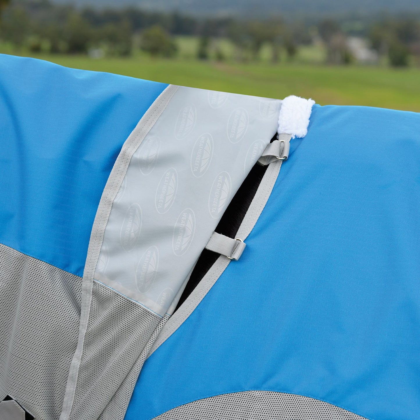 Weatherbeeta ComFiTec Dual Shield Detach-A-Neck Blue/Grey