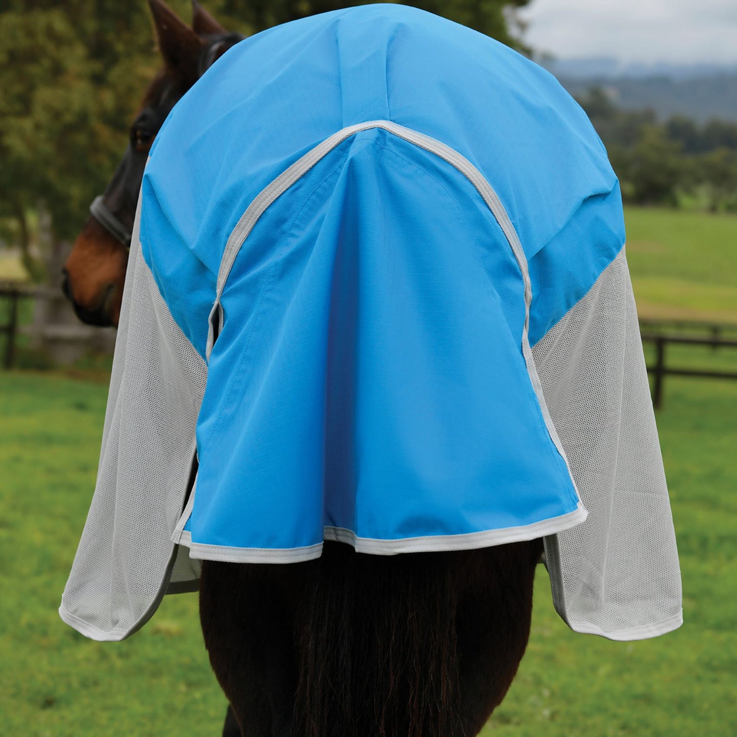 Weatherbeeta ComFiTec Dual Shield Detach-A-Neck Blue/Grey