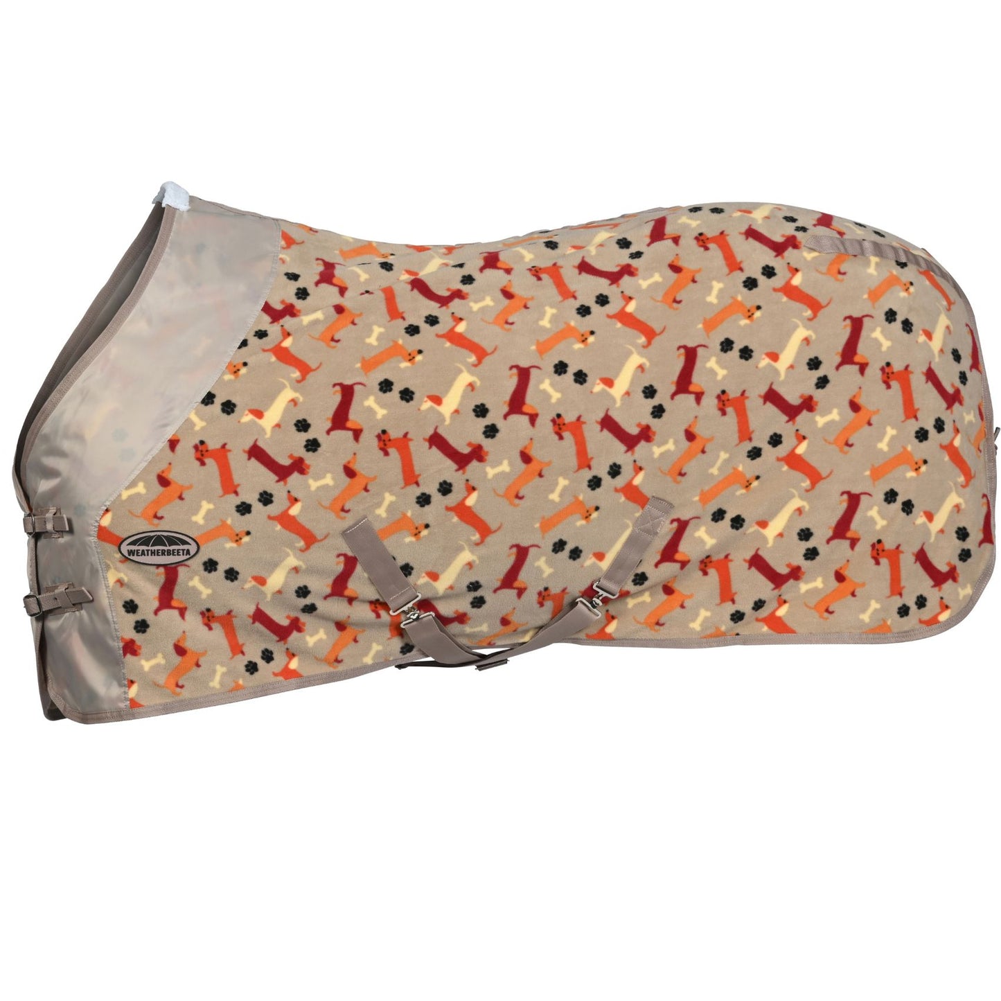 Weatherbeeta Fleece Cooler Dachshund Print