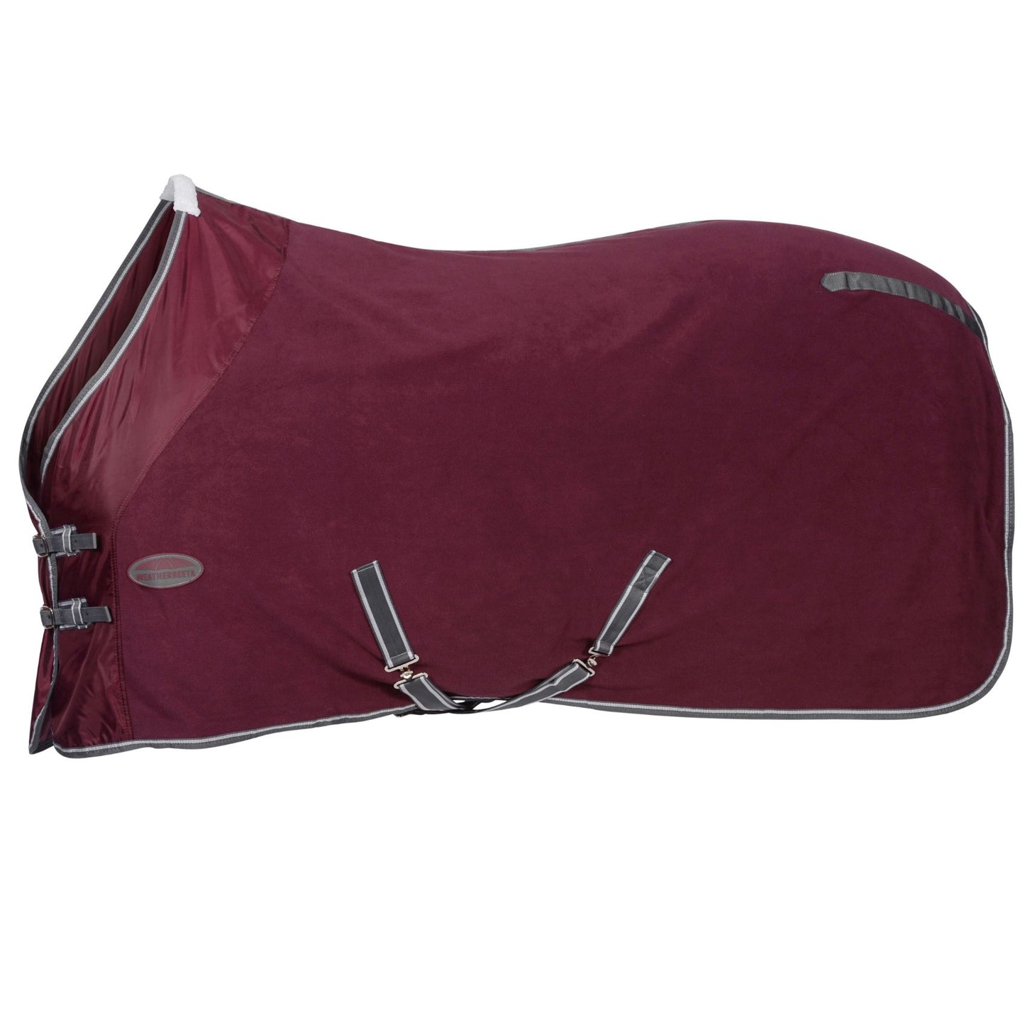 Weatherbeeta Fleece Cooler Maroon/Grey/White