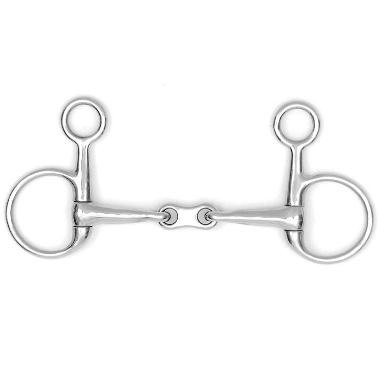 Korsteel Stainless Steel French Link Baucher Snaffle Bit