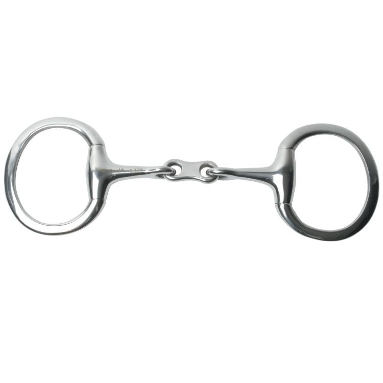 Korsteel Stainless Steel French Link Eggbutt Snaffle Bit