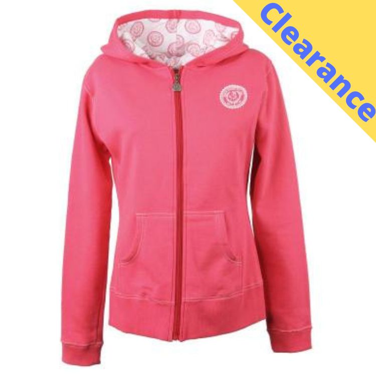 Dublin Hooded Sweatshirt Geranium/White