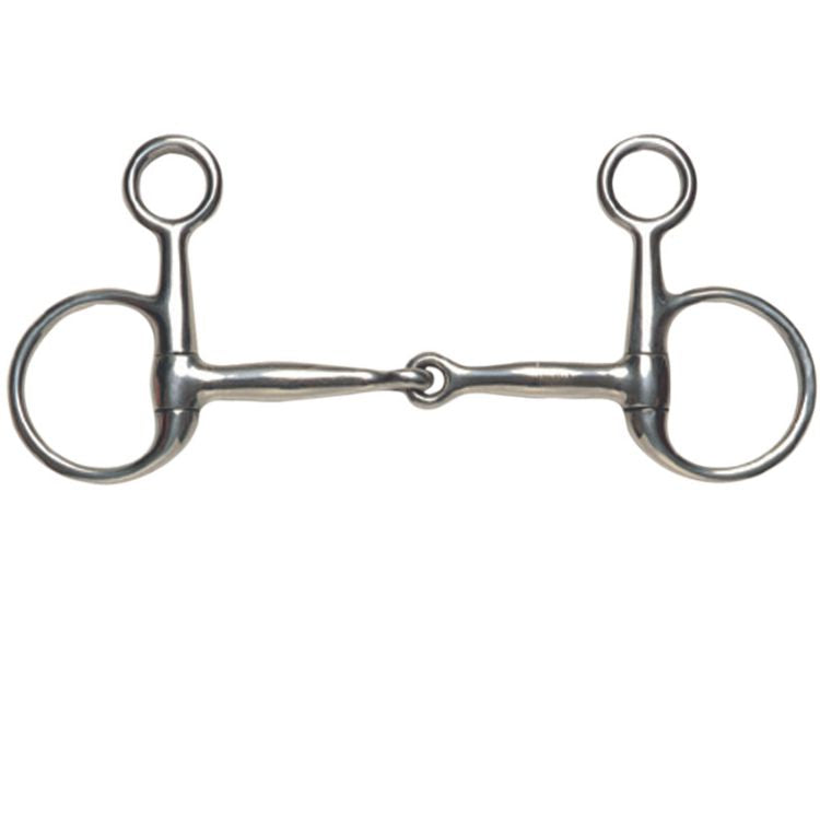 Korsteel Stainless Steel Jointed Baucher Snaffle Bit