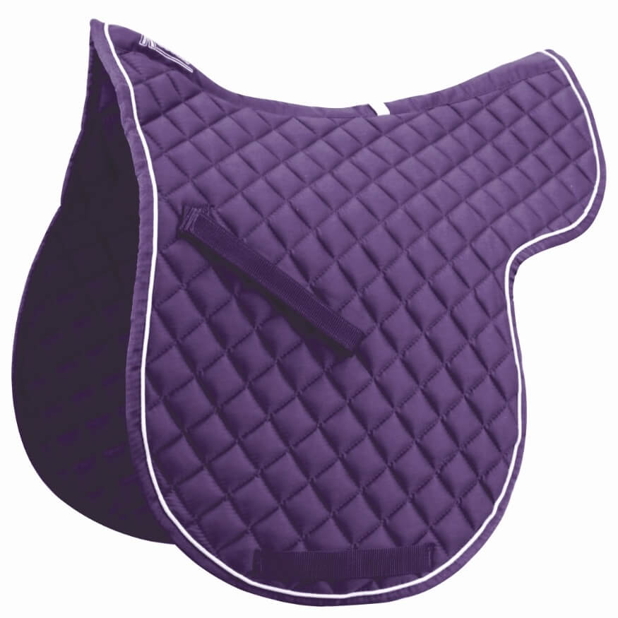 Roma High Wither All Purpose Numnah Purple/White