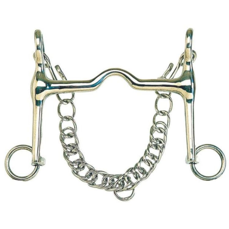 Korsteel Stainless Steel Cambridge Mouth Fixed Cheek Weymouth Bit