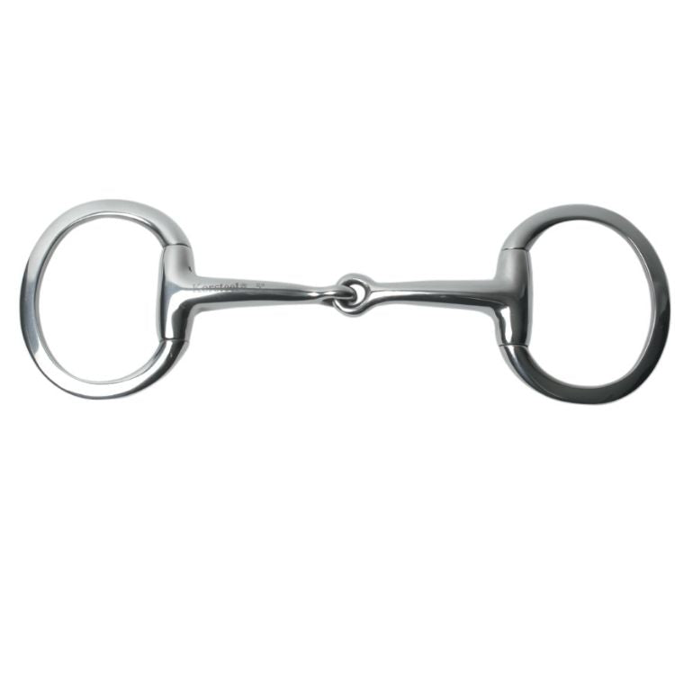 Korsteel Stainless Steel Thin Mouth Jointed Eggbutt Snaffle