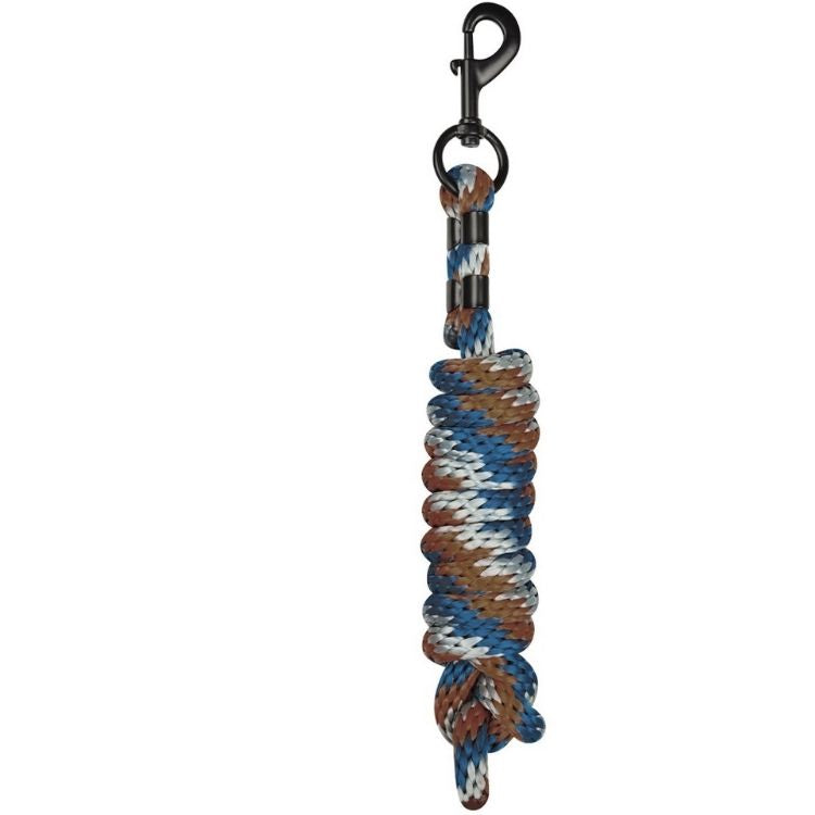 Roma Continental Lead Rope 2m Dark Blue/Brown/Grey