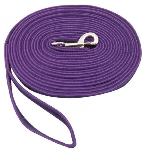 Kincade 2 Tone Padded Lunge Rein Purple/Black