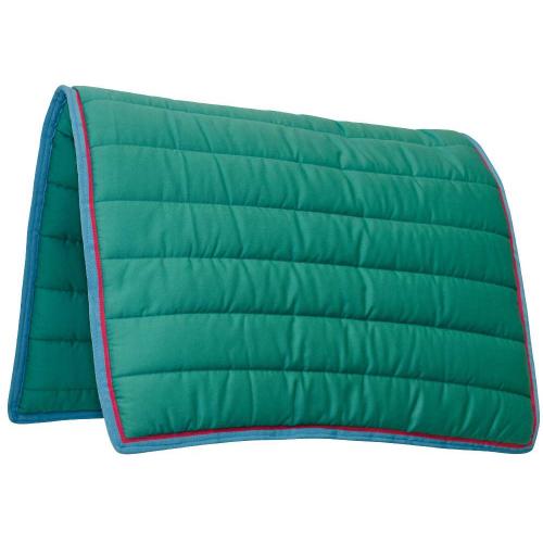 Roma Comfort All Purpose Saddle Pad Bright Green/Blue/Cerise
