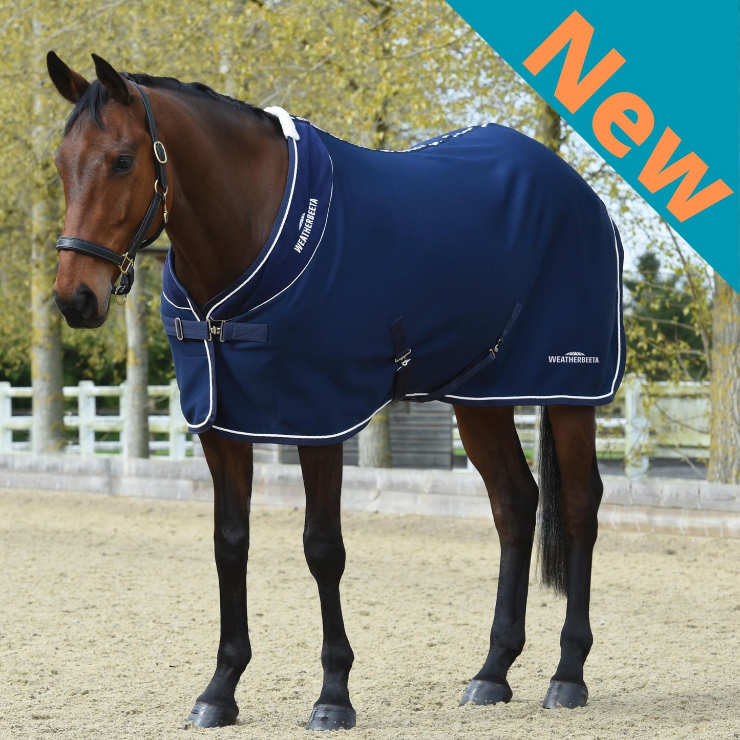 Weatherbeeta Opulence Show Sheet Navy/White