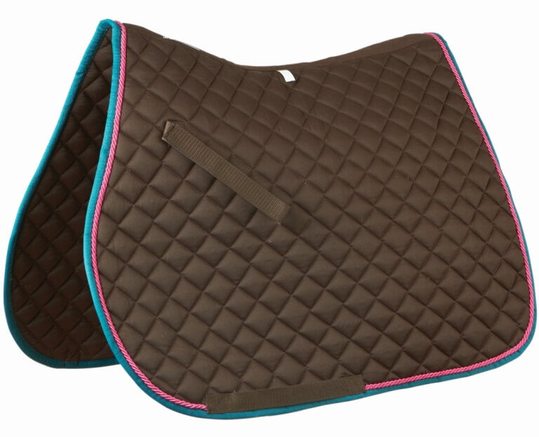 Roma Grand Prix All Purpose Saddle Pad Coffee/Lake/Berry