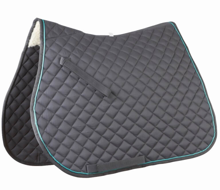 Roma Grand Prix All Purpose Saddle Pad Grey/Blue