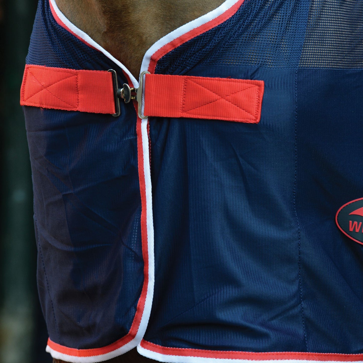 Weatherbeeta Scrim Cooler Red/Blue/Beige