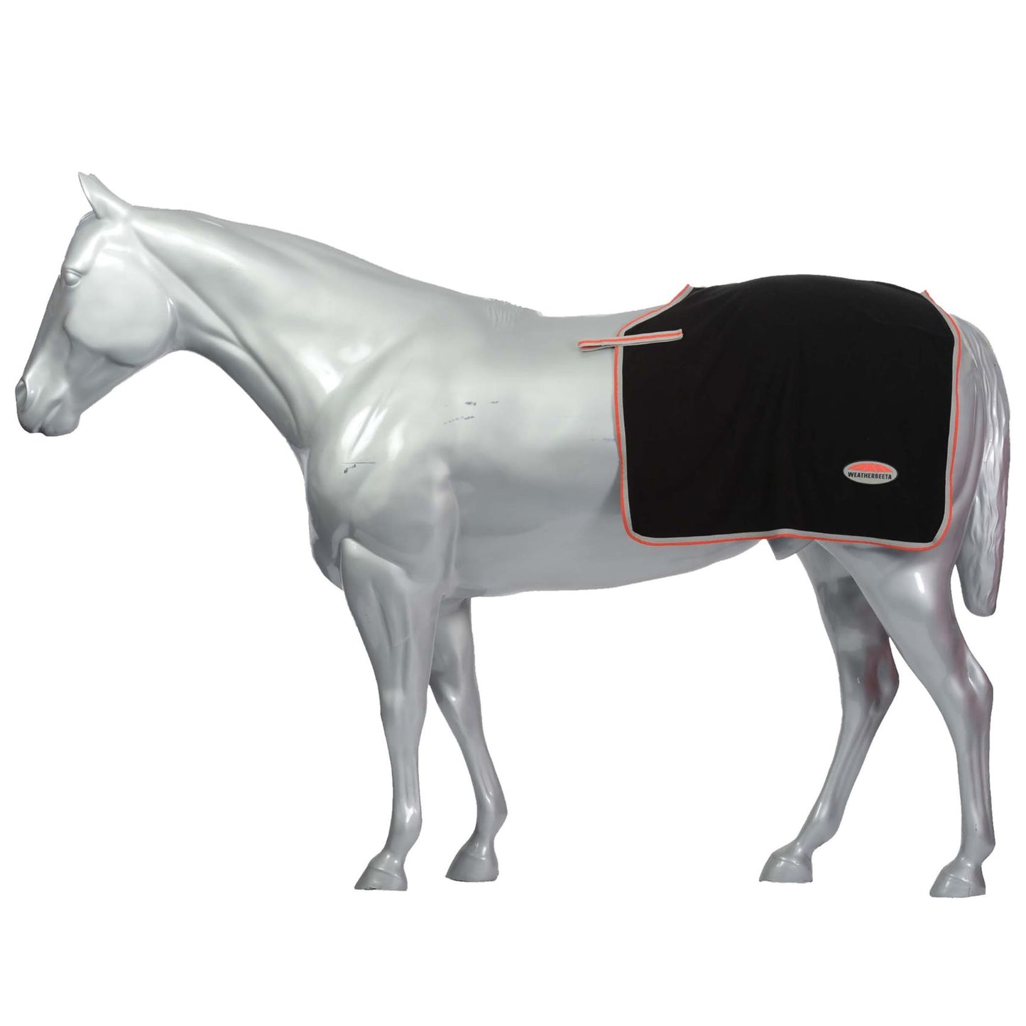 Weatherbeeta Therapy-Tec Quarter Sheet Black/Silver/Red