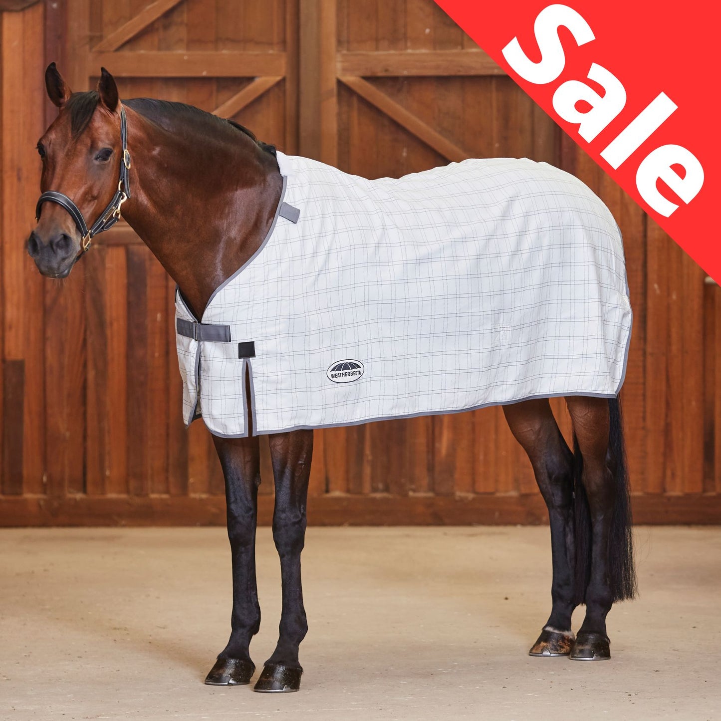 Weatherbeeta ComFiTec Cotton Sheet Liner White/Grey