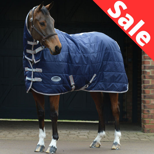 Weatherbeeta ComFiTec 210D Channel Quilt Combo Medium/Lite Navy/Silver/Red