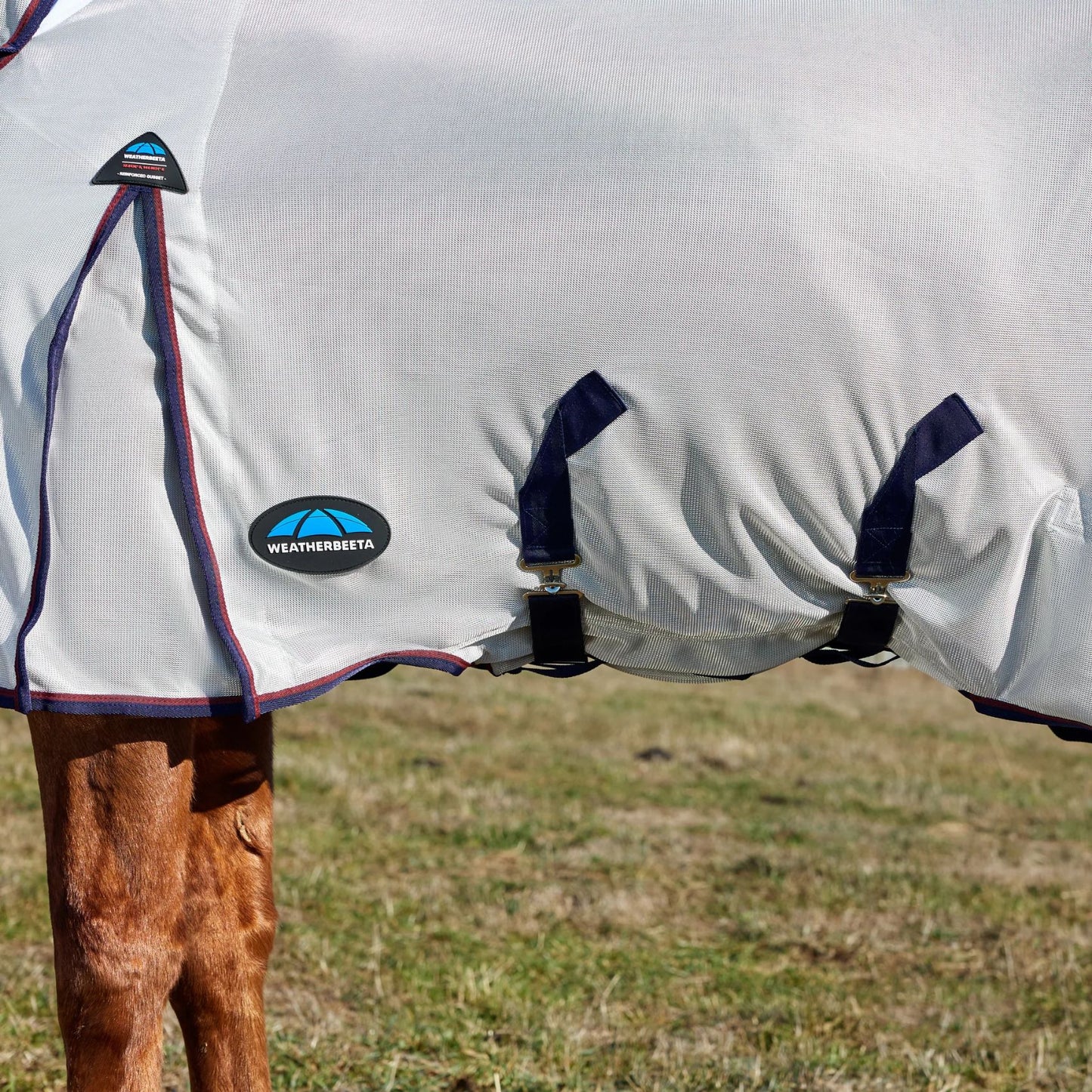 Weatherbeeta ComFiTec Airflow Fly Sheet Combo Grey/Navy/Burgundy