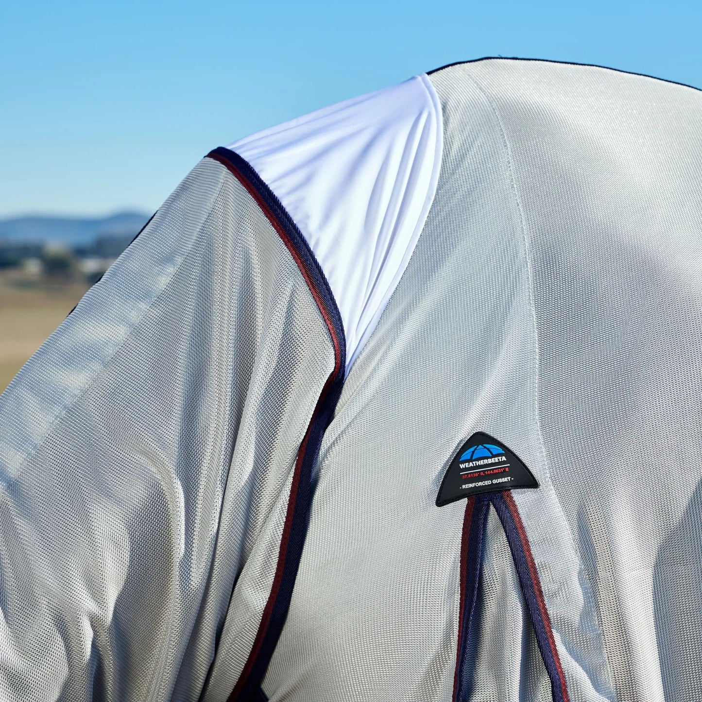 Weatherbeeta ComFiTec Airflow Fly Sheet Combo Grey/Navy/Burgundy