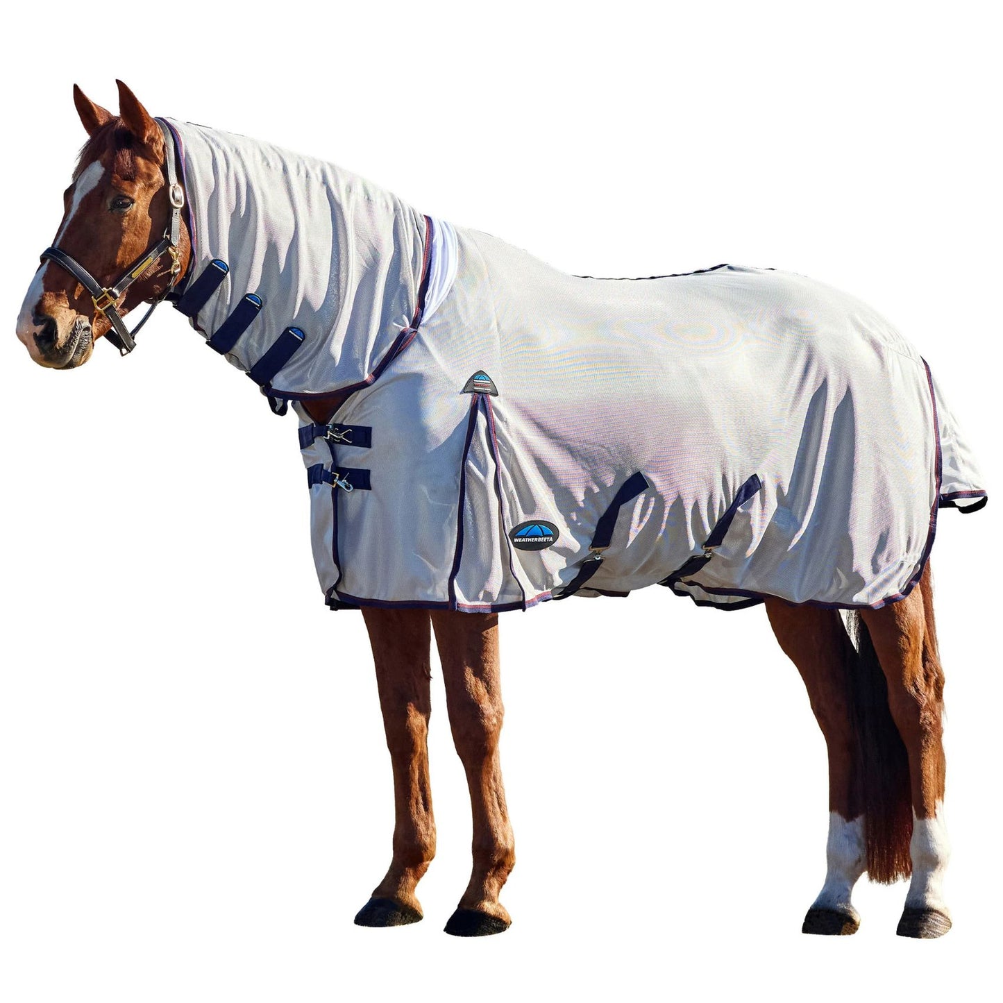 Weatherbeeta ComFiTec Airflow Fly Sheet Combo Grey/Navy/Burgundy