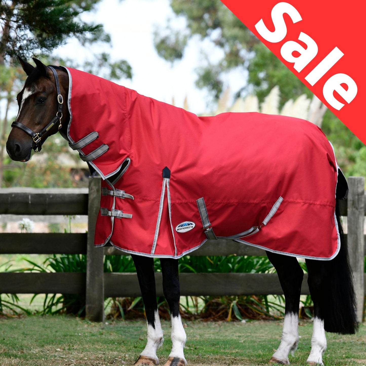 Weatherbeeta ComFiTec Classic Combo Lite Plus 50g Red/Silver/Navy