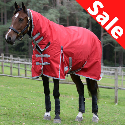 Weatherbeeta ComFiTec Classic Combo Medium Red/Silver/Navy