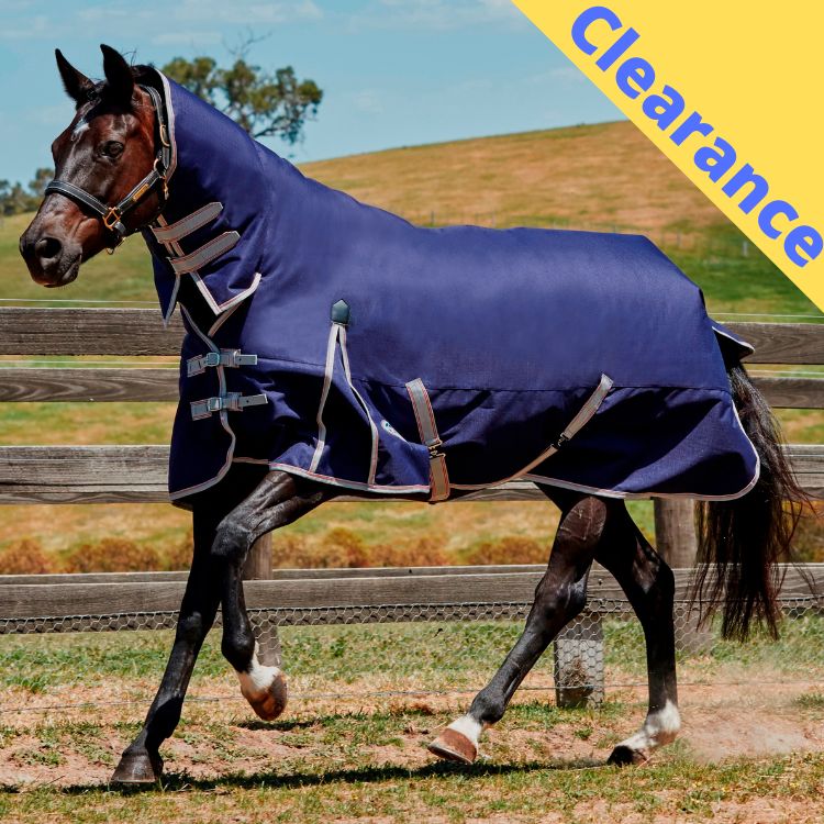 Weatherbeeta ComFiTec Essential Combo Lite Plus 50g Navy/Silver/Red