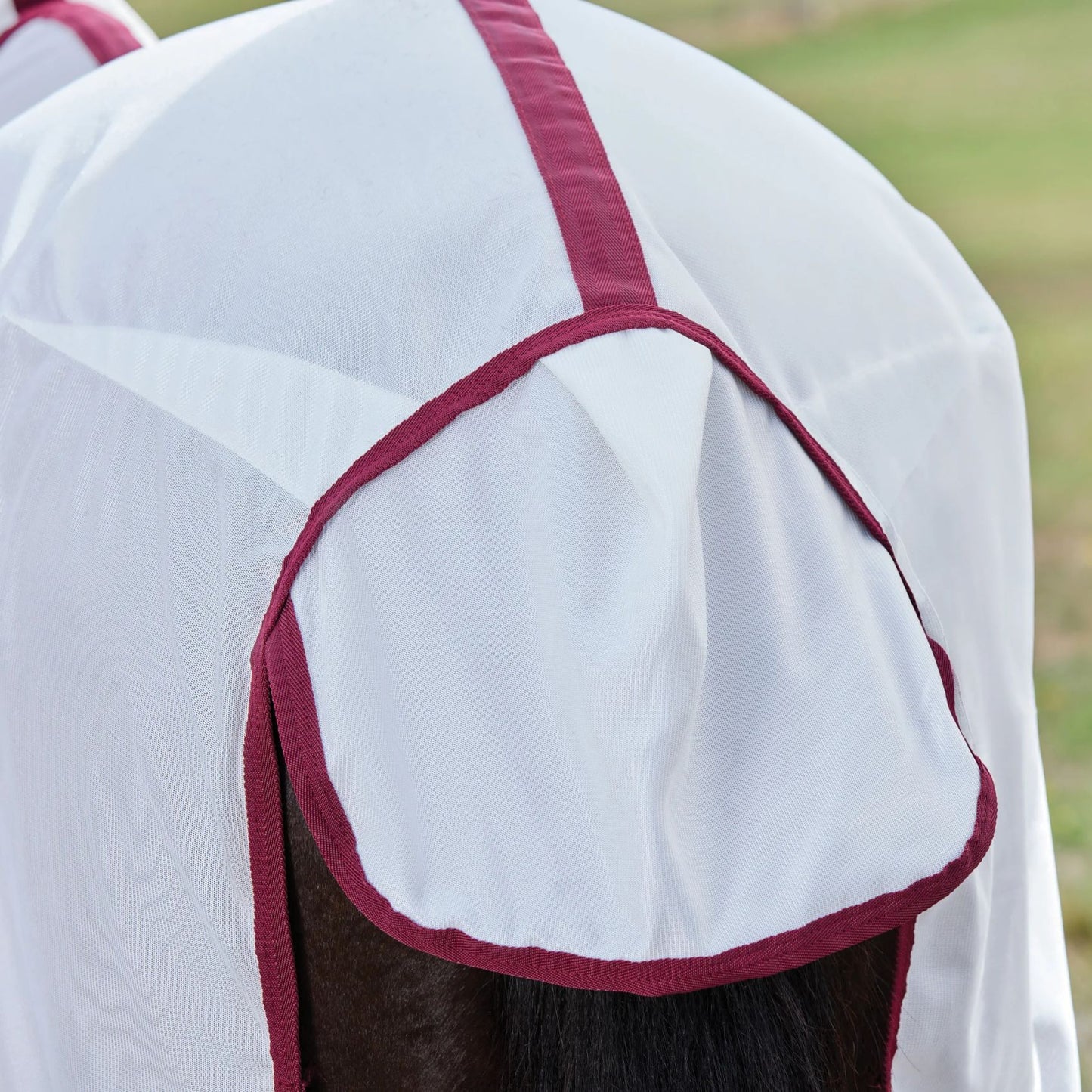 Weatherbeeta ComFiTec Essential Fly Sheet Combo White/Burgundy