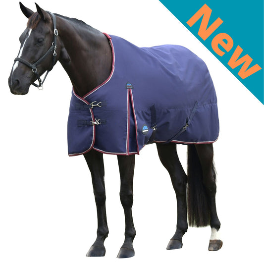 Weatherbeeta ComFiTec Essential Turnout 50g Navy/Burgundy
