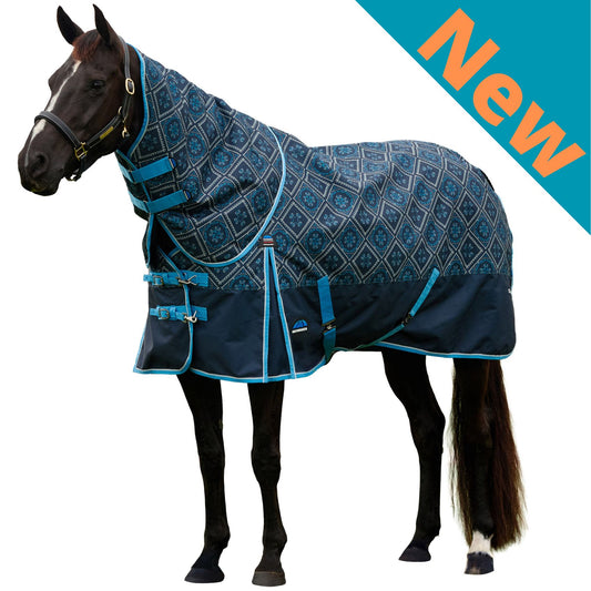 Weatherbeeta ComFiTec Heritage Turnout Detach-A-Neck 220g Paisley Print