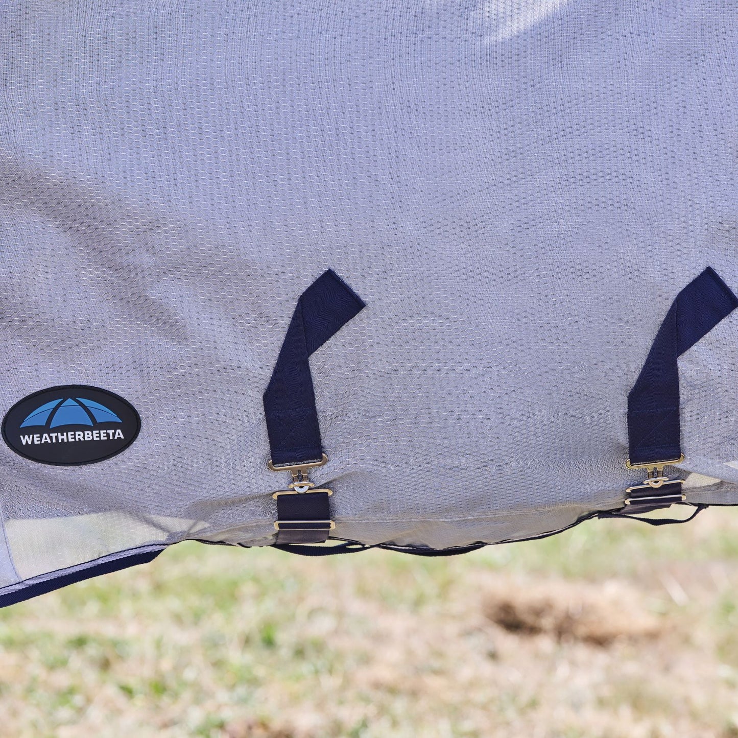 Weatherbeeta ComFiTec Hexi Shield Fly Sheet Combo Silver/Navy/White