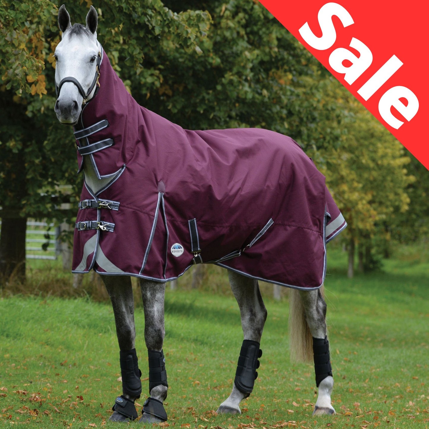 Weatherbeeta ComFiTec Plus Dynamic II Combo Medium/Lite 100g Maroon/Grey/White