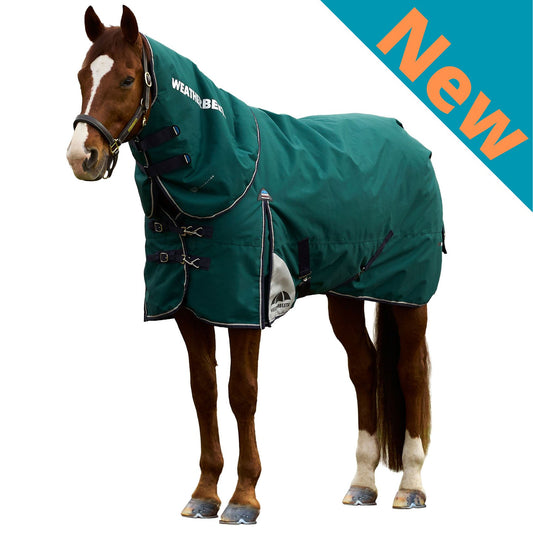 Weatherbeeta ComFiTec Plus Dynamic Turnout Detach-A-Neck 220g Forest Green/Navy
