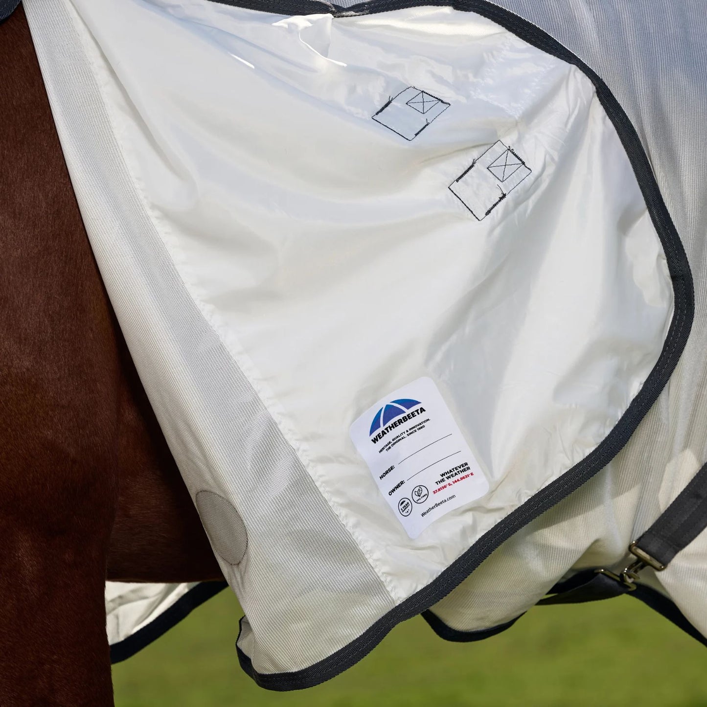 Weatherbeeta ComFiTec Tyro Fly Sheet Combo White/Charcoal