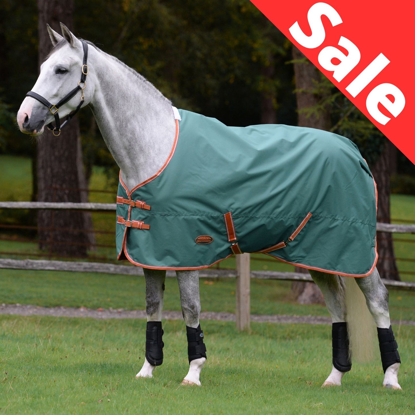 Weatherbeeta ComFiTec Tyro Standard Lite Plus 50g Green/Burnt Orange/White