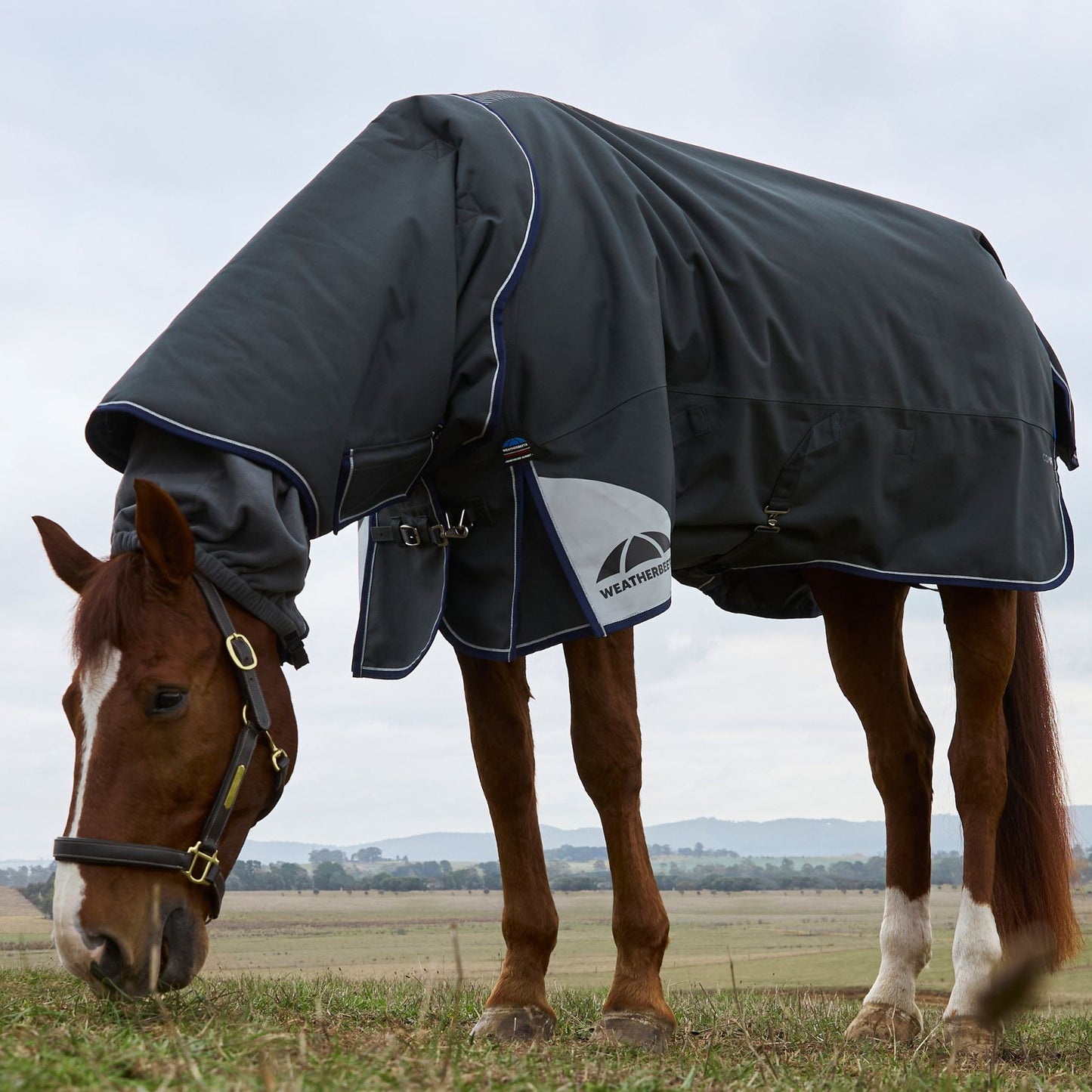 Weatherbeeta ComFiTec Ultra Turnout Detach-A-Neck 100g Charcoal