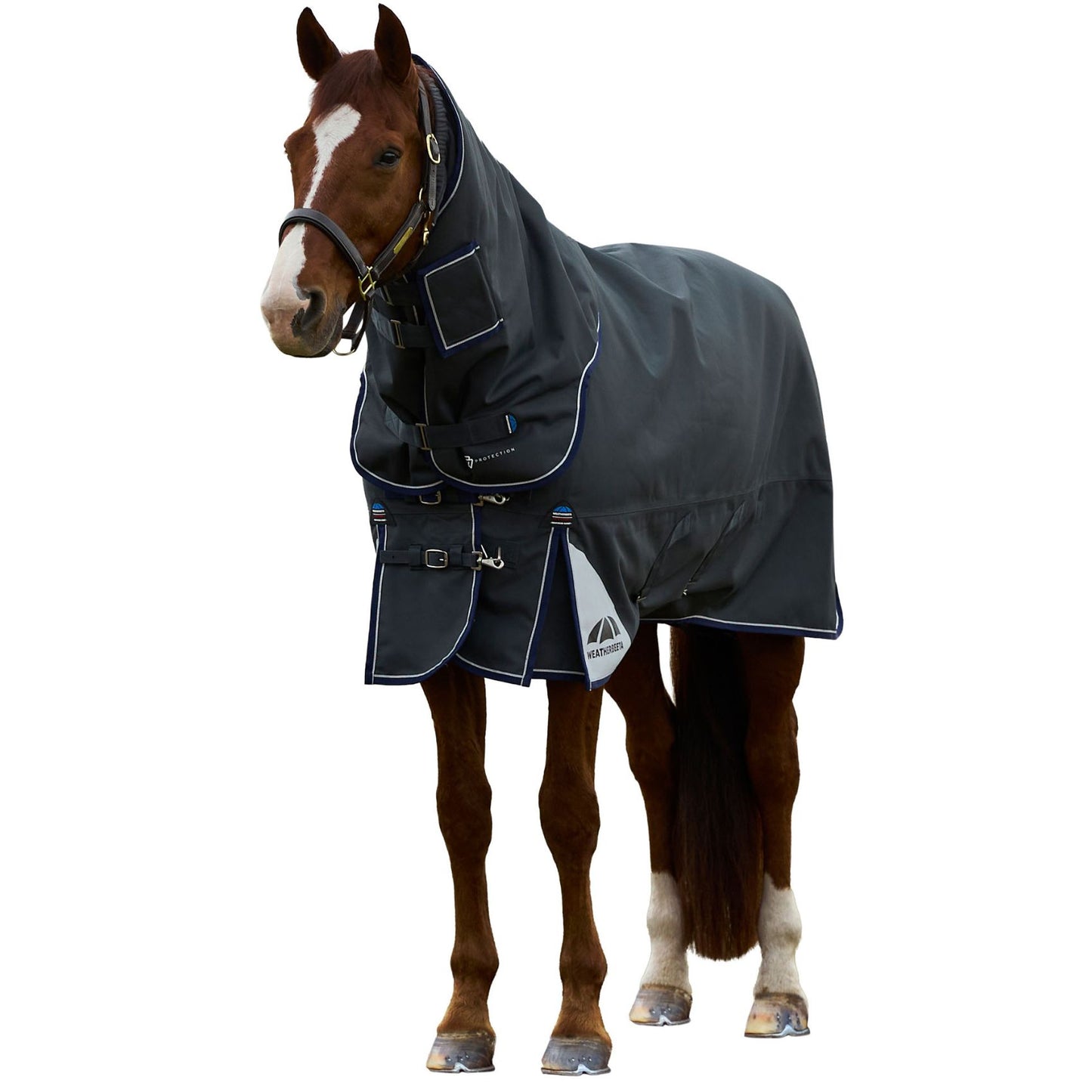 Weatherbeeta ComFiTec Ultra Turnout Detach-A-Neck 100g Charcoal